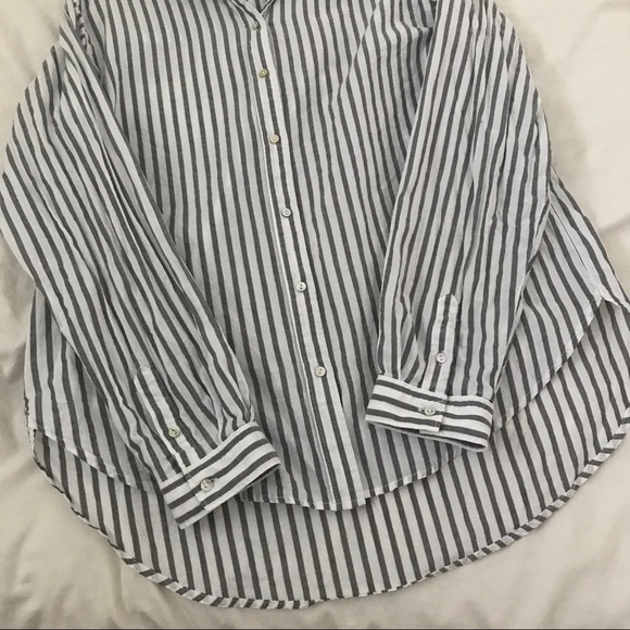H&M Striped Button Down Shirt - Picture 5 of 7